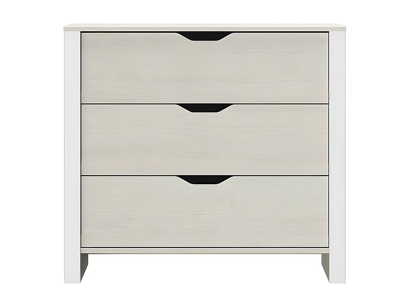 Kommode 3 Schubladen Nairobi - L88 x H80 x P43 cm