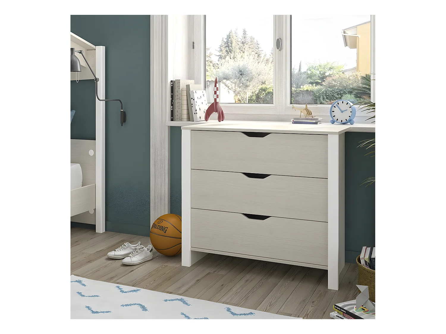 Ladekast 3 laden Nairobi - L88 x H80 x D43 cm