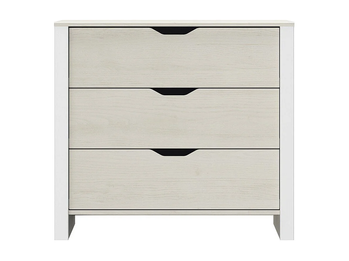 Komoda 3-szufladowa Nairobi - szer. 88 x wys. 80 x gł. 43 cm