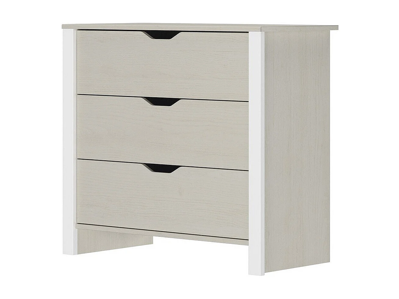 Komoda 3-szufladowa Nairobi - szer. 88 x wys. 80 x gł. 43 cm