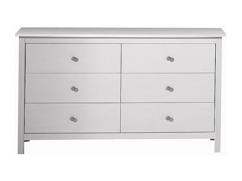 Commode 6 tiroirs Blanc - CHOUET