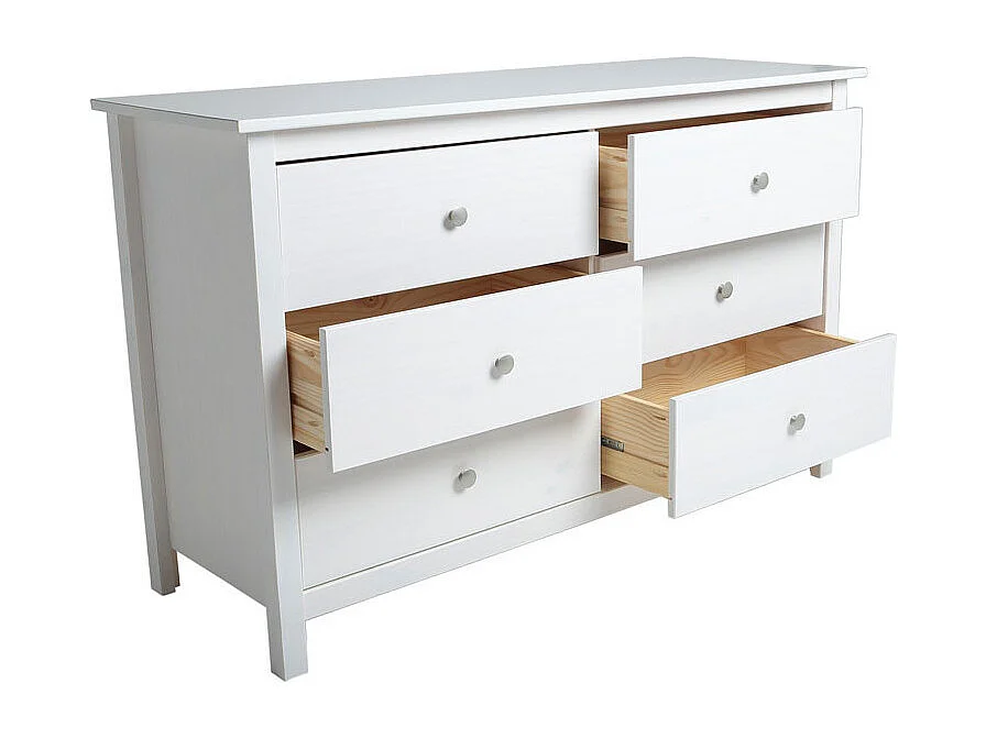 Commode 6 tiroirs Blanc - CHOUET