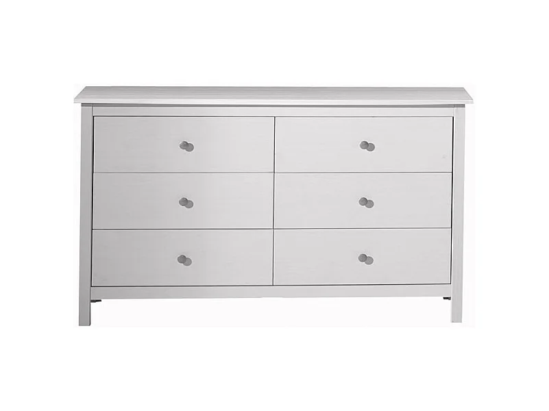 Commode 6 tiroirs Blanc - CHOUET