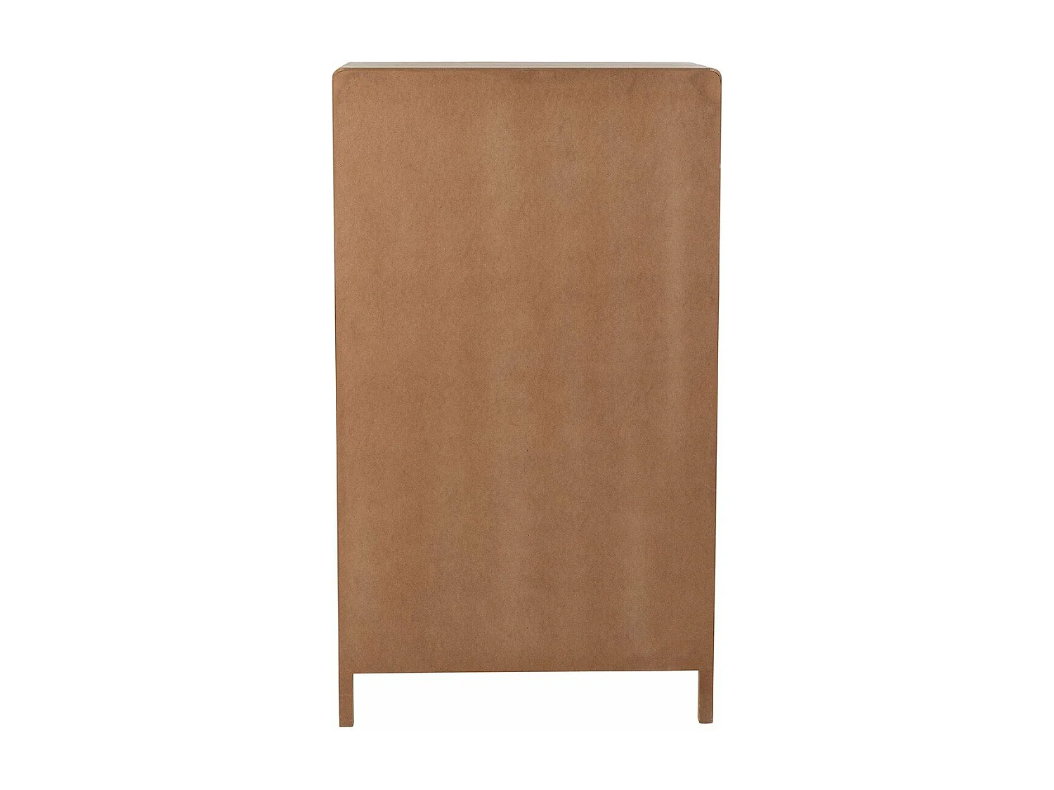 Armoire 2 portes en bois et rotin naturel - L80 cm