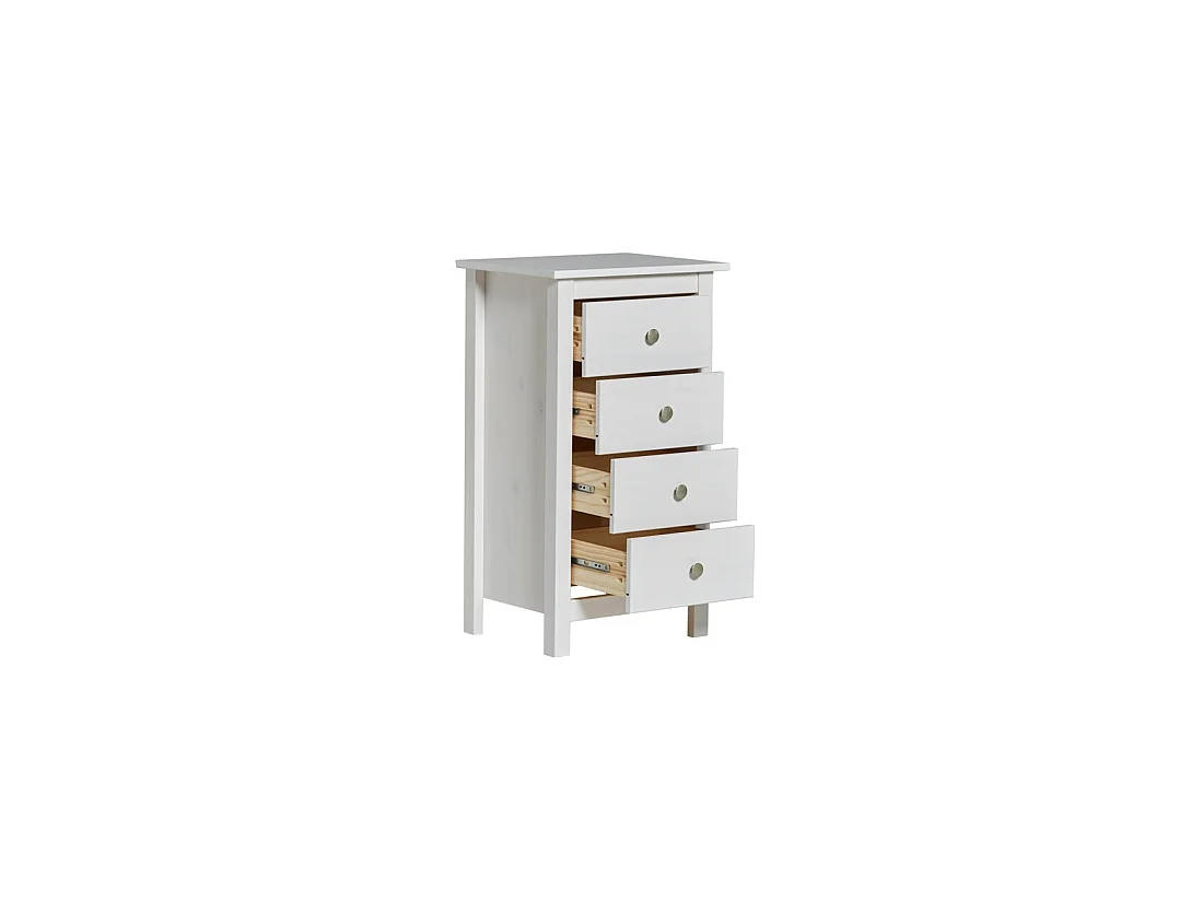 Chiffonnier 4 tiroirs Blanc - CHOUET