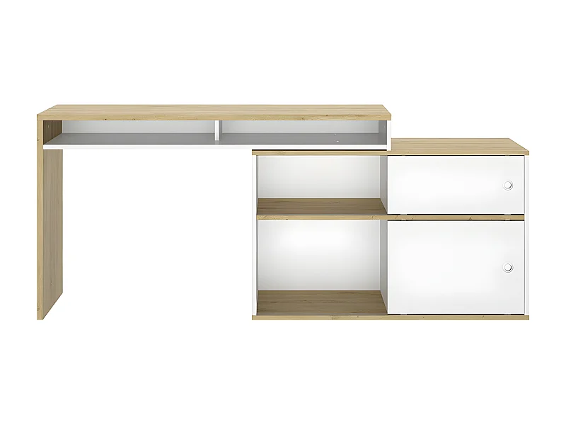 Bureau modulable Modula - L203/130 x H76/62 x P45 cm