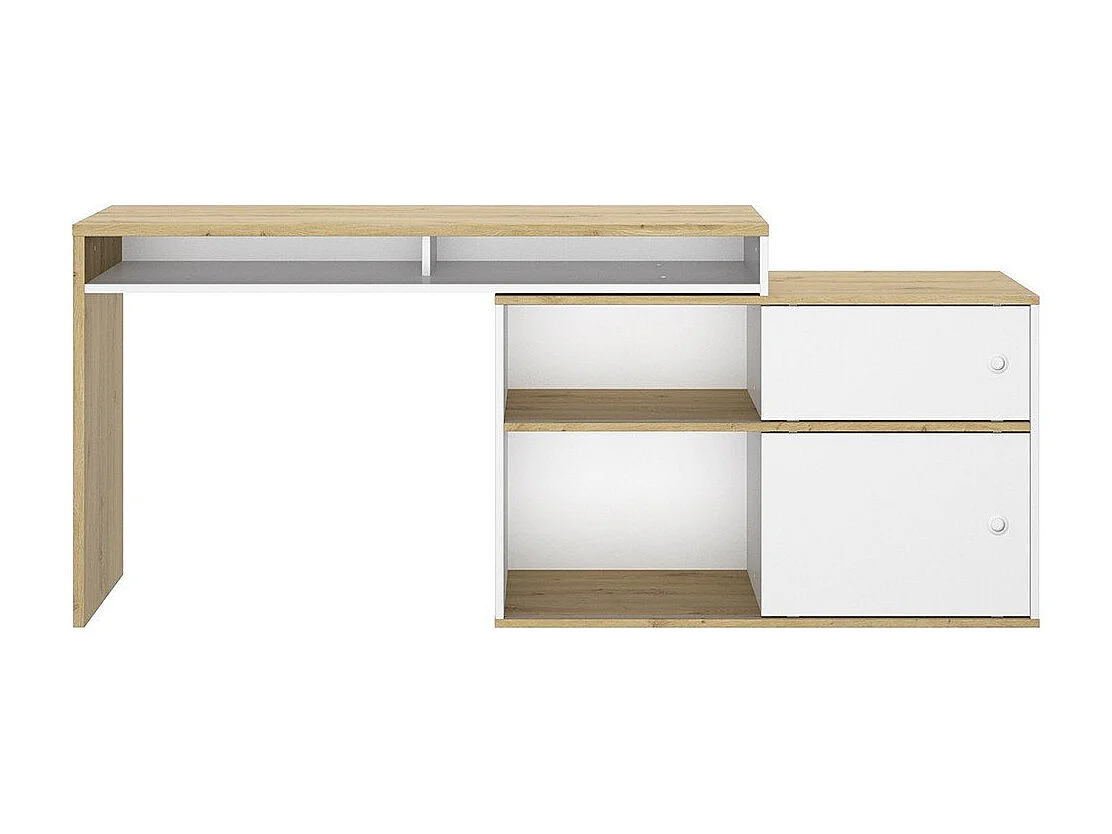 Modulair bureau Modula - L203/130 x H76/62 x P45 cm