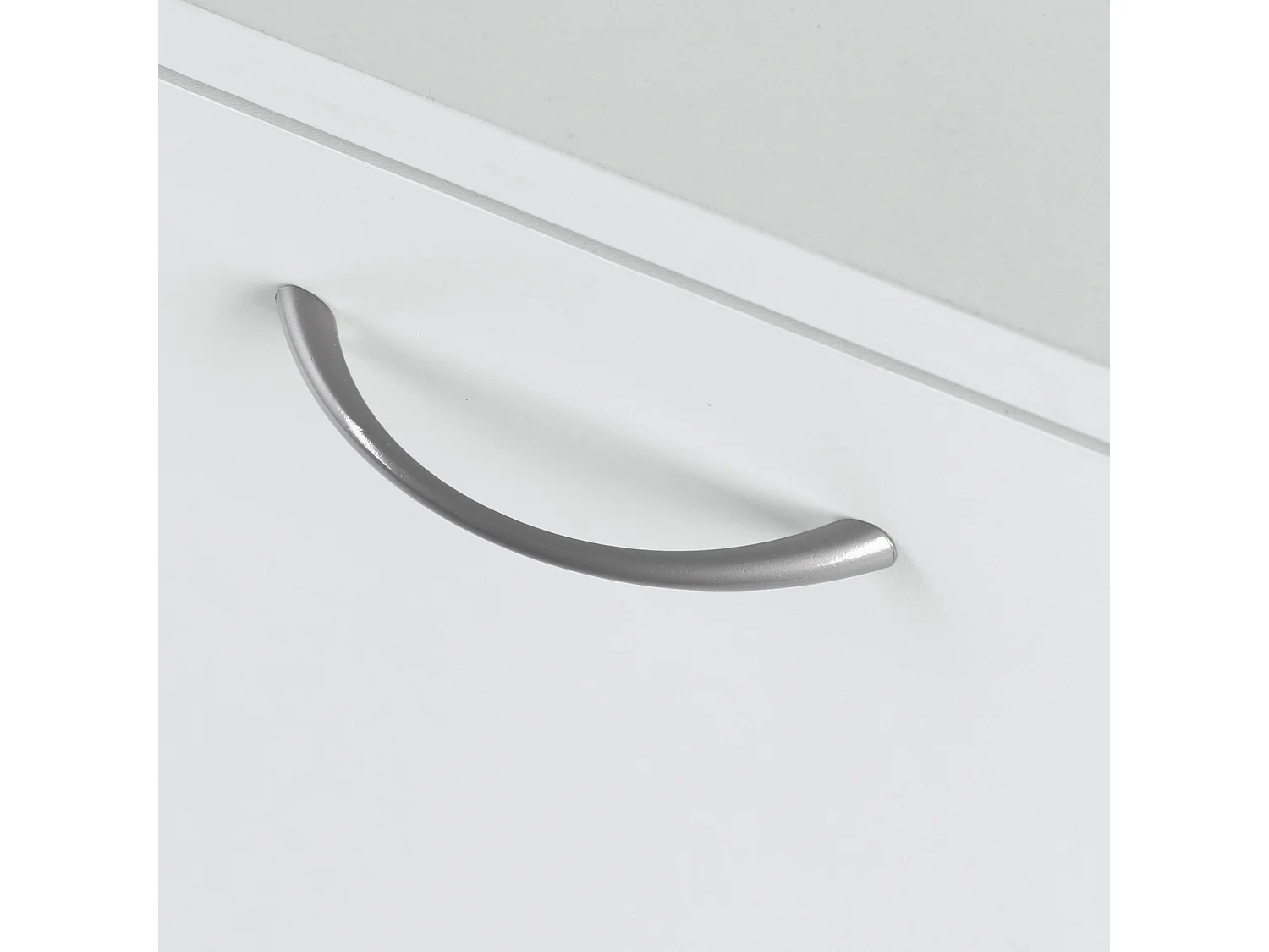 Armoire à chaussures meuble à chaussures dim. 60L x 24l x 80H cm 2 portes abattantes blanc