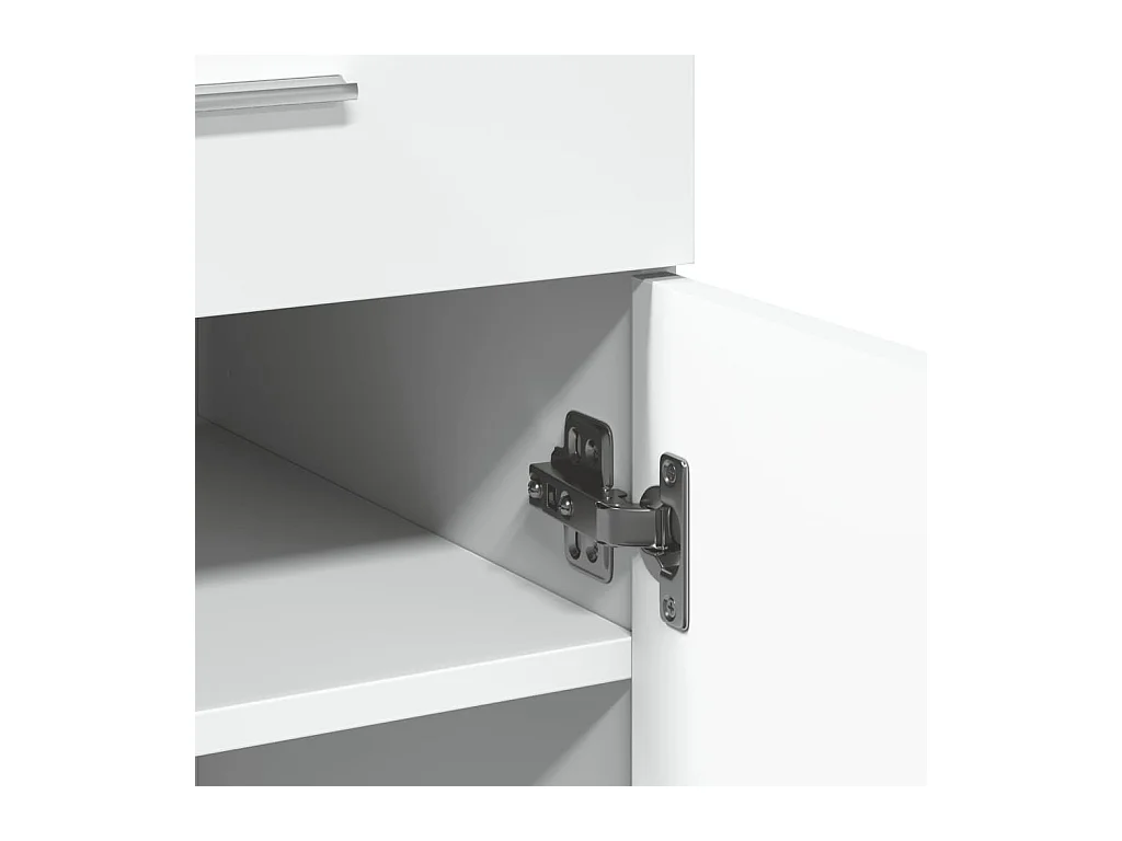 bahut commode armoire bois blanche 80 x 42.5 x 93 cm 02_0030521