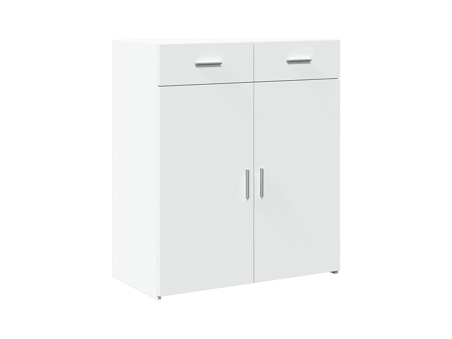 Credenza buffet cassettiera mobile contenitore organizer cucina soggiorno soggiorno 80 x 42,5 x 93 cm derivati ​​del legno bianco 02_0030521