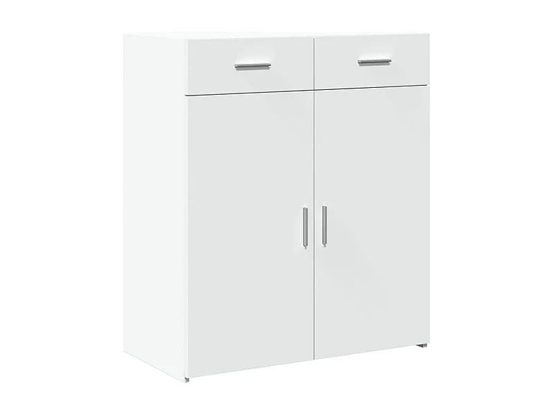 Buffet aparador cômoda armário unidade de armazenamento organizador cozinha sala sala 80 x 42,5 x 93 cm madeira trabalhada branco 02_0030521