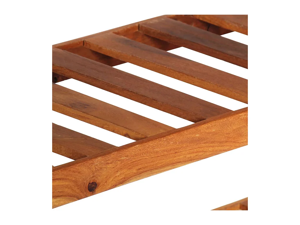 Credenza cassettiera cassettiera mobile contenitore organizer cucina soggiorno soggiorno con 3 cassetti 110 x 30 x 80 cm legno massello di acacia marrone 02_0029735