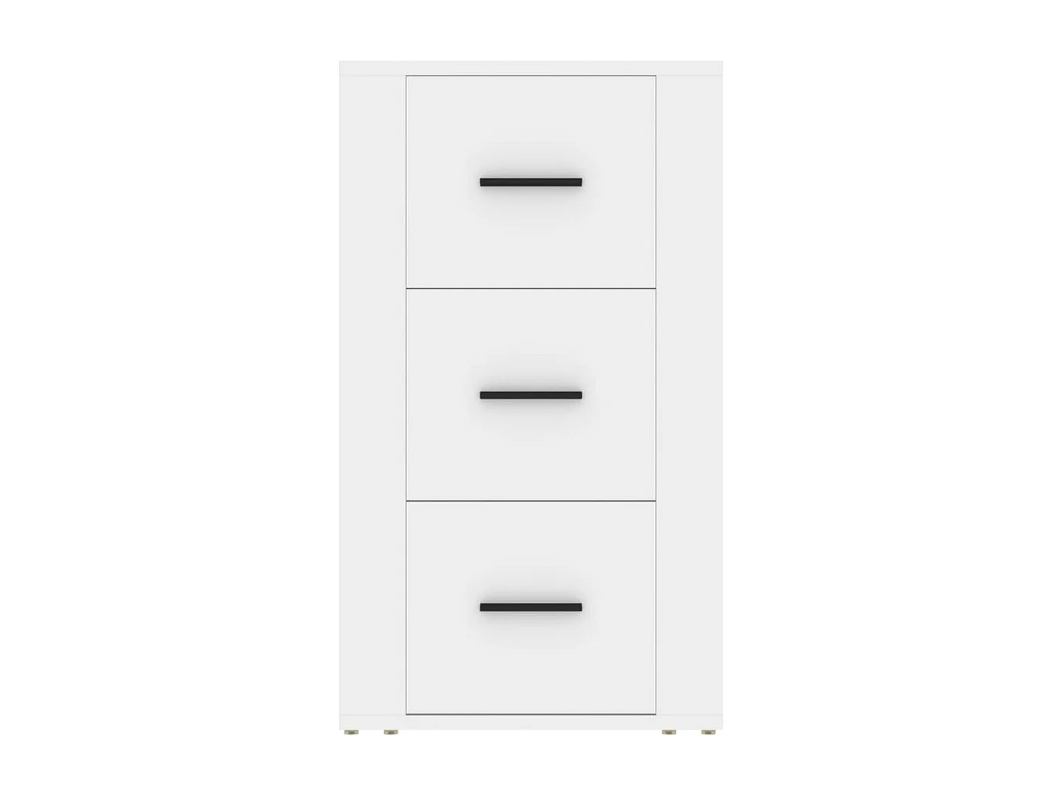 Buffet aparador cômoda armário unidade de armazenamento organizador cozinha sala sala 40 x 33 x 70 cm madeira trabalhada branca 02_0030295