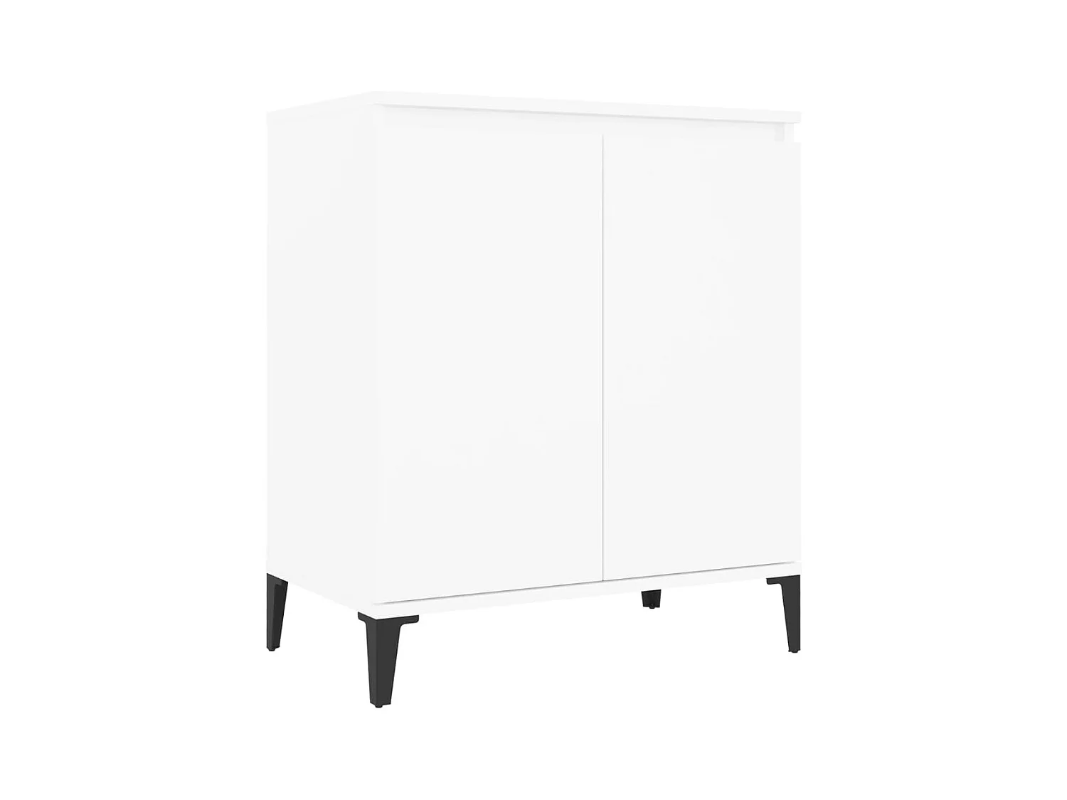 Aparador buffet cómoda armario mueble organizador cocina salón salón 60 x 35 x 70 cm madera contrachapada blanco 02_0030353