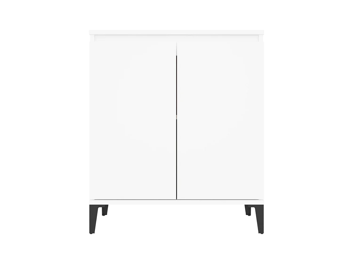Aparador buffet cómoda armario mueble organizador cocina salón salón 60 x 35 x 70 cm madera contrachapada blanco 02_0030353