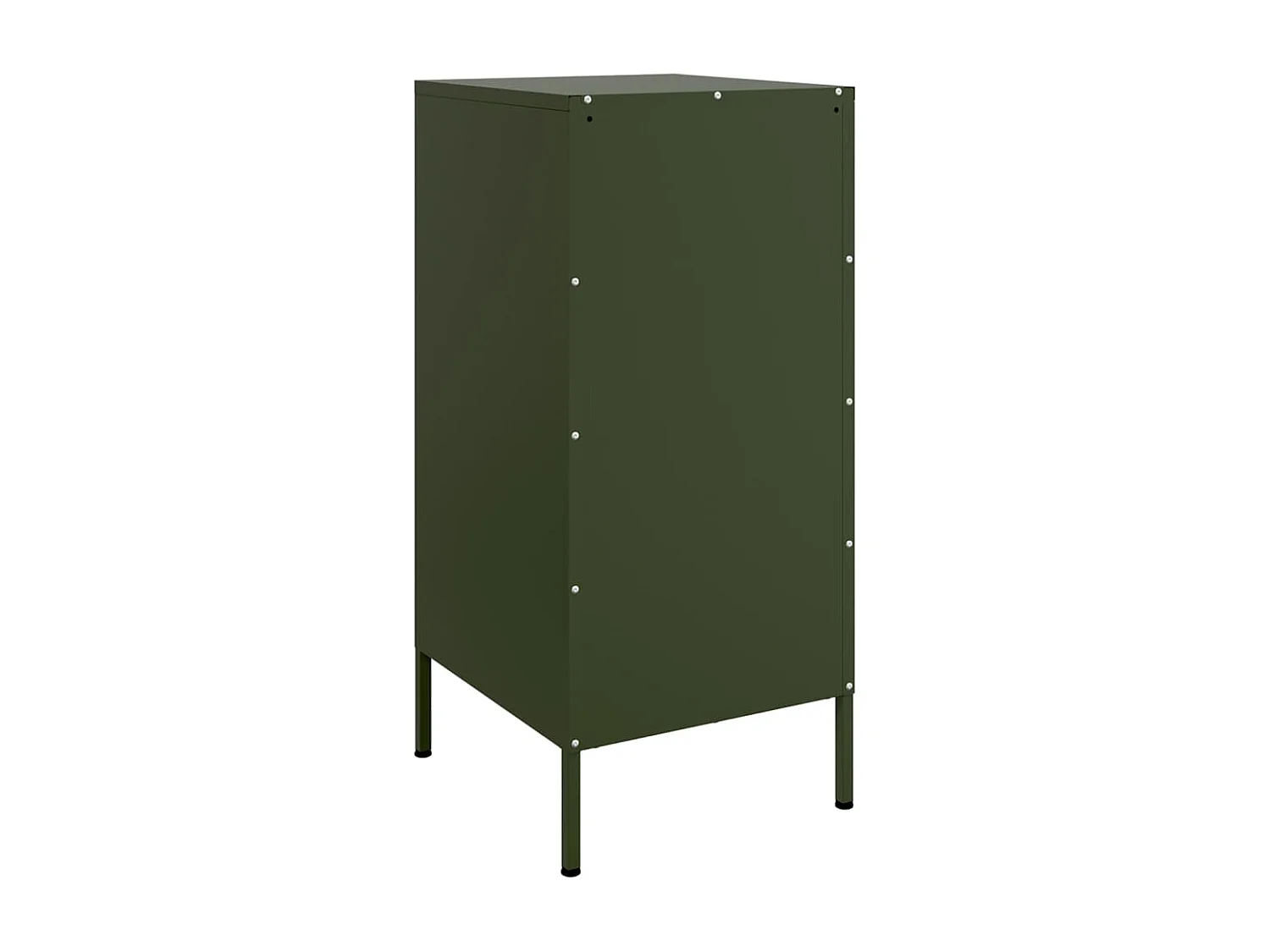 Aparador buffet cómoda armario mueble organizador cocina salón salón oliva 36 x 39 x 79 cm verde acero 02_0036577