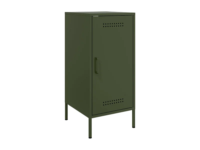 Aparador buffet cómoda armario mueble organizador cocina salón salón oliva 36 x 39 x 79 cm verde acero 02_0036577