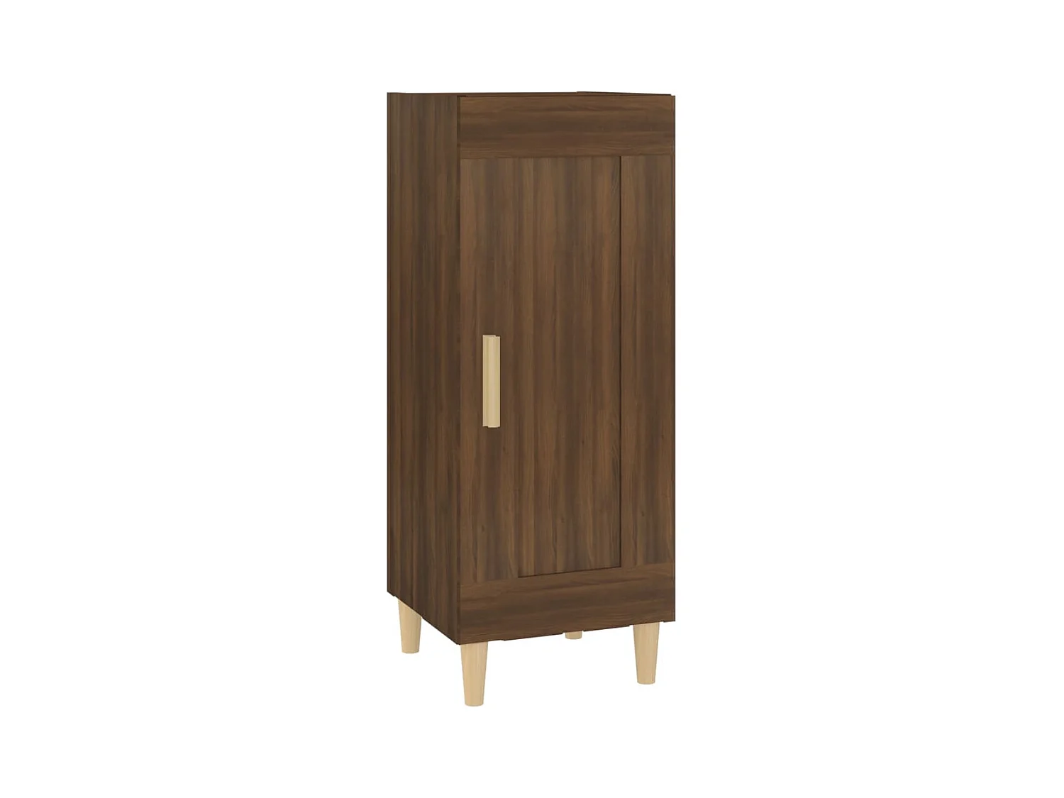 Credenza buffet cassettiera mobile contenitore organizer cucina soggiorno soggiorno 34,5 x 34 x 90 cm derivati ​​del legno marrone 02_0031221