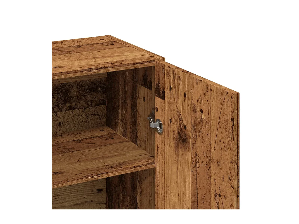 Credenza buffet cassettiera mobile contenitore organizer cucina soggiorno soggiorno legno vecchio 70 x 34 x 90 cm derivati ​​del legno marrone 02_0036608