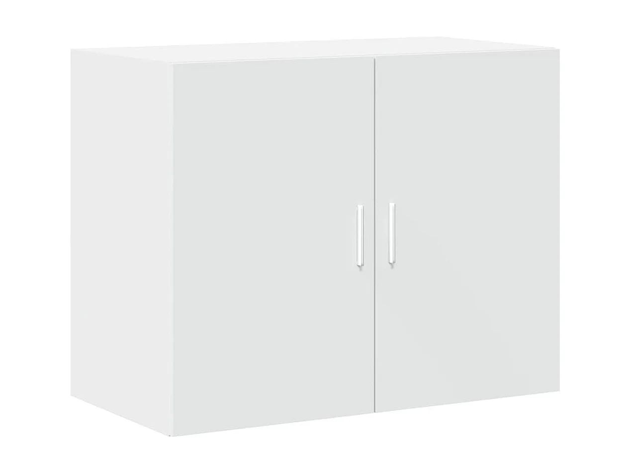 Aparador cômoda armário armário organizador cozinha sala sala alto 80 x 42,5 x 249 cm madeira trabalhada branca 02_0032777