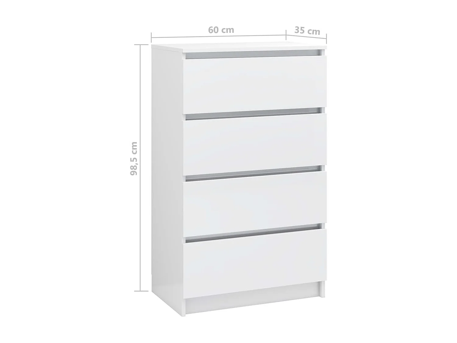 bahut commode armoire bois blanche 60 x 35 x 98.5 cm 02_0030680