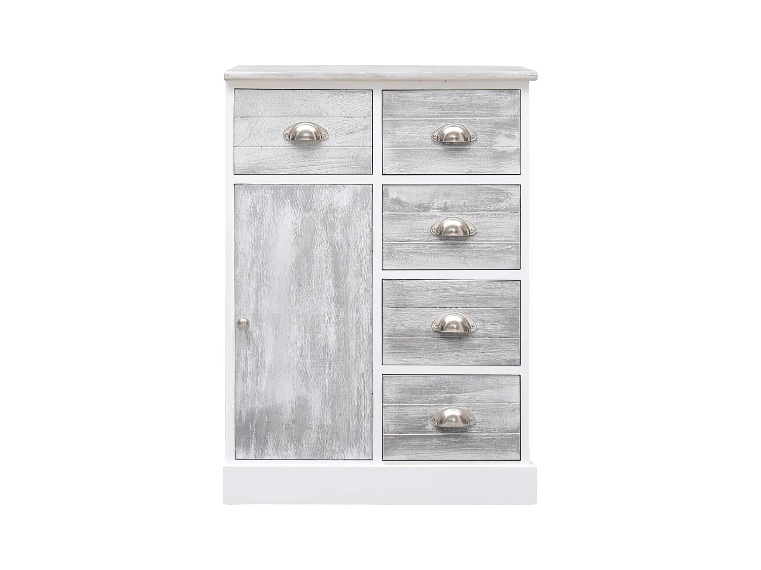 Aparador cômoda armário organizador de unidade cozinha sala sala com 10 gavetas 113 x 30 x 79 cm madeira cinza 02_0029721