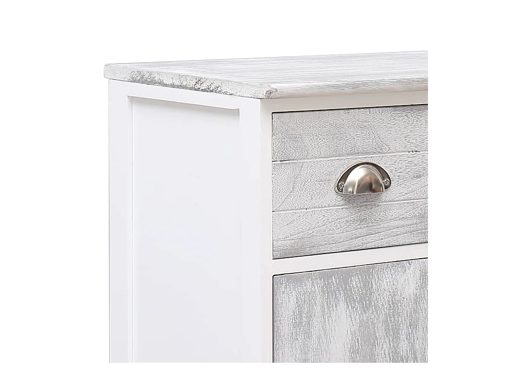 Aparador cômoda armário organizador de unidade cozinha sala sala com 10 gavetas 113 x 30 x 79 cm madeira cinza 02_0029721