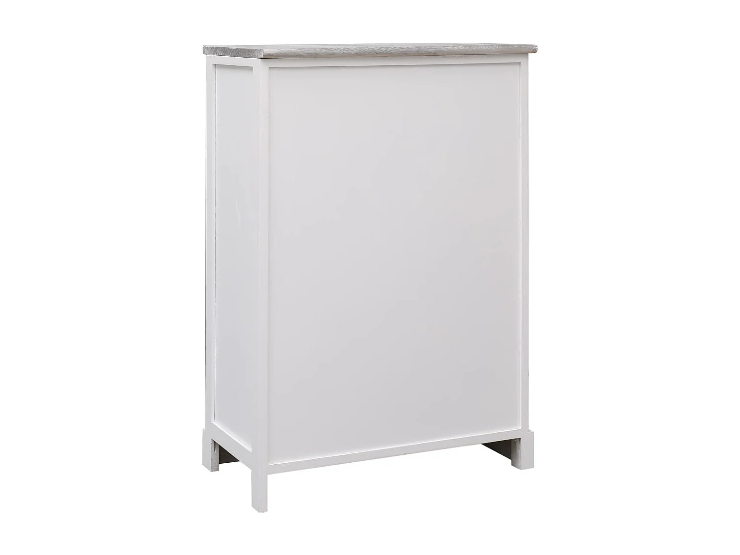 Aparador cómoda armario mueble organizador cocina salón salón con 10 cajones 113 x 30 x 79 cm madera gris 02_0029721