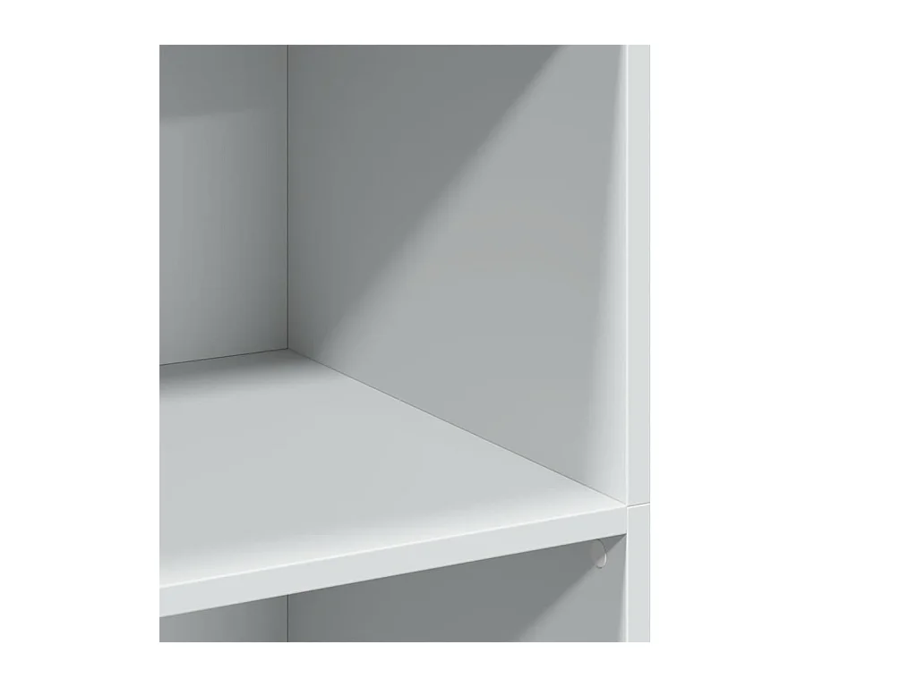 Credenza cassettiera cassettiera mobile contenitore organizer cucina soggiorno soggiorno alto 70 x 41 x 124 cm derivati ​​del legno bianco 02_0032763