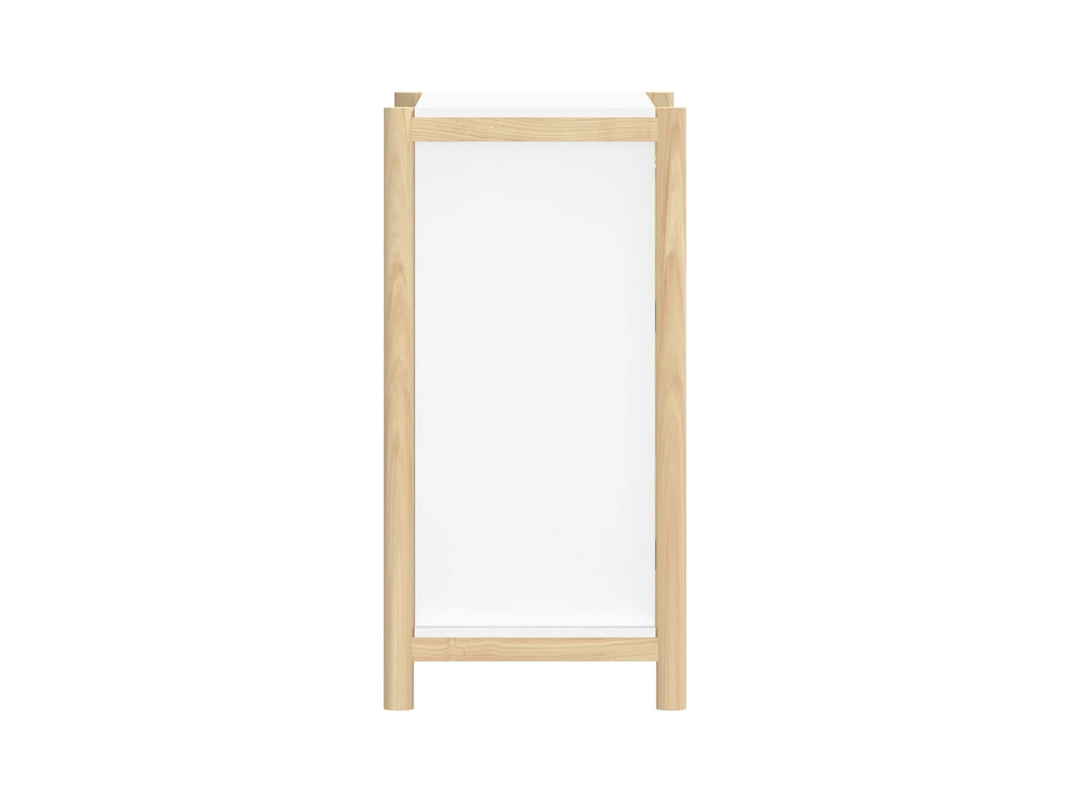 Aparador buffet cómoda mueble mueble de almacenaje organizador cocina salón salón 62 x 38 x 75 cm madera contrachapada blanco 02_0030379