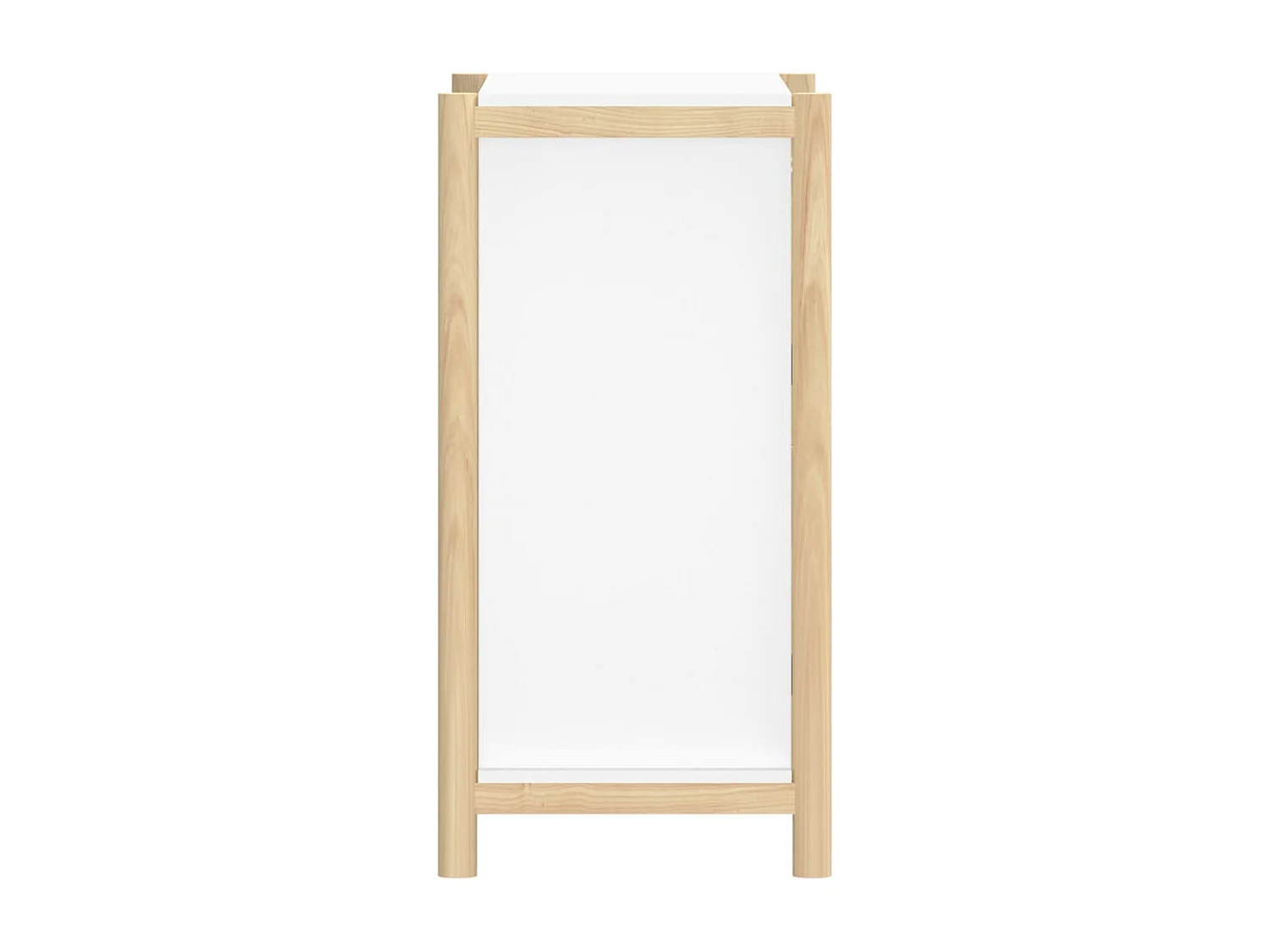 Aparador buffet cómoda mueble mueble de almacenaje organizador cocina salón salón 62 x 38 x 75 cm madera contrachapada blanco 02_0030379