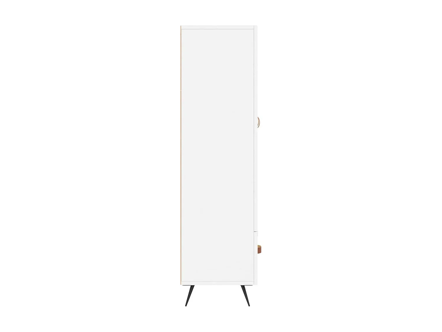 Buffet credenza cassettiera mobile contenitore organizer cucina soggiorno soggiorno alto 69,5 x 31 x 115 cm derivati ​​del legno bianco 02_0032499