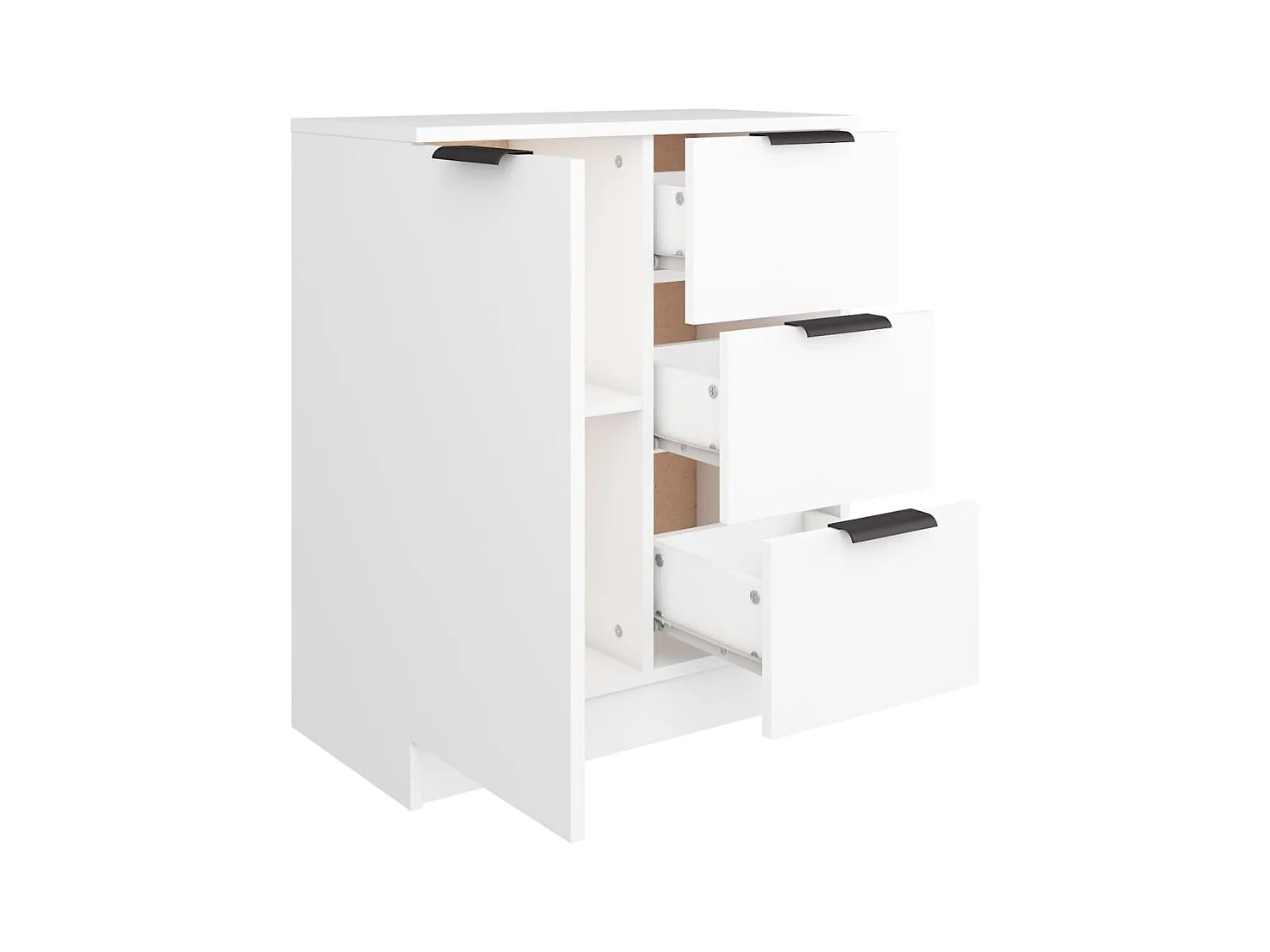 bahut commode armoire bois blanche 60 x 30 x 70 cm 02_0030328