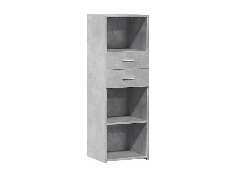 Aparador cómoda cómoda armario mueble organizador cocina salón salón alto 40 x 42,5 x 124 cm madera contrachapada gris 02_0034438