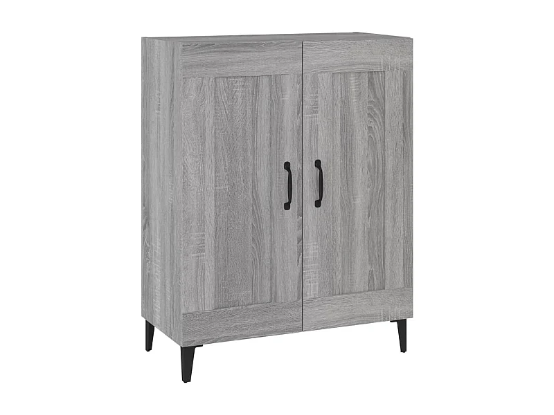 Credenza cassettiera cassettiera mobile contenitore organizer cucina soggiorno salonsonoma 69,5 x 34 x 90 cm derivati ​​del legno grigio 02_0036432