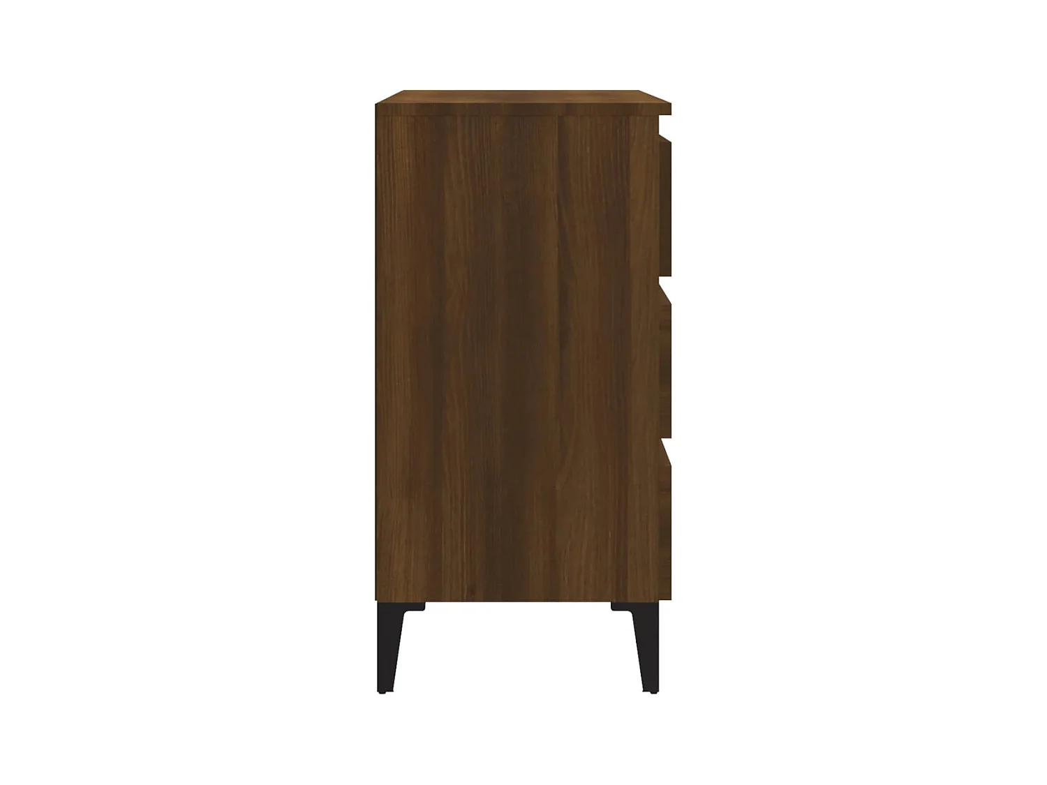 Buffet aparador cômoda armário unidade de armazenamento organizador cozinha sala sala 60 x 35 x 69 cm madeira trabalhada marrom 02_0031286