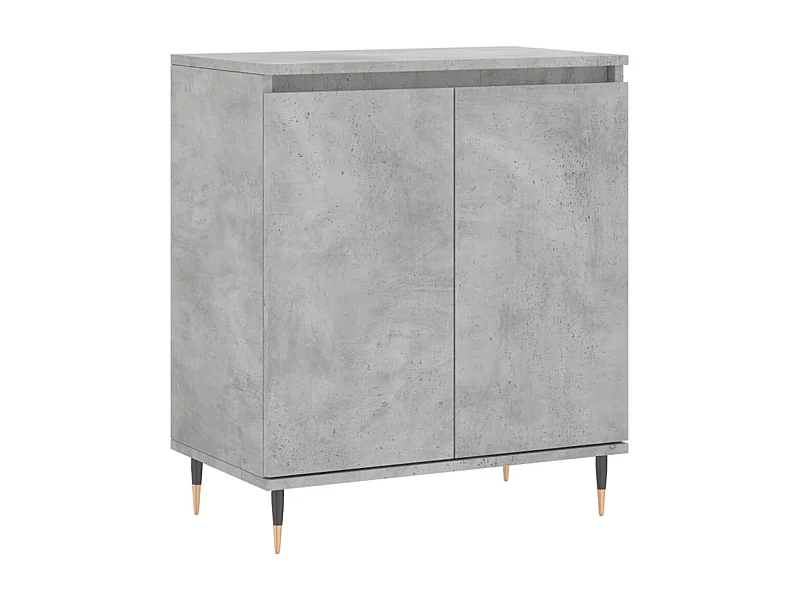 Credenza buffet cassettiera mobile contenitore organizer cucina soggiorno soggiorno 60 x 35 x 70 cm derivati ​​del legno grigio 02_0031989