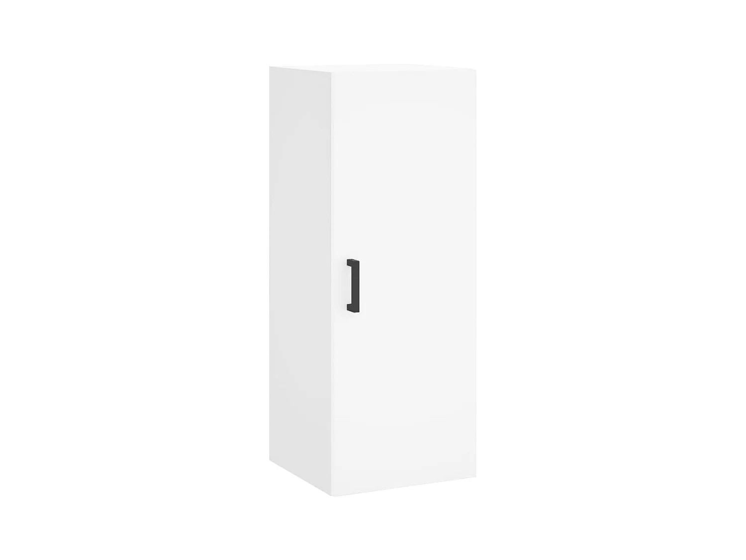 Credenza buffet cassettiera mobile contenitore organizer cucina soggiorno soggiorno alto 34,5 x 34 x 180 cm derivati ​​del legno bianco 02_0032331