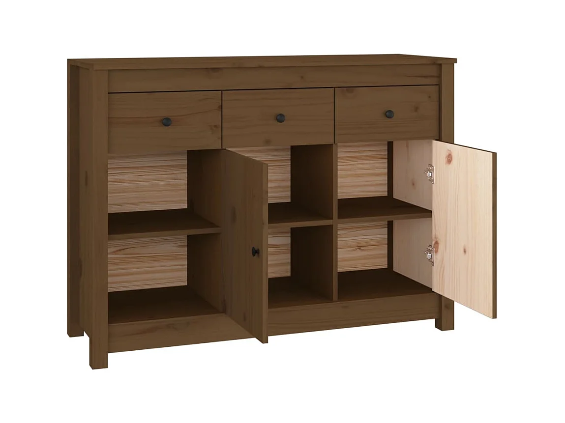 bahut commode armoire bois marron 100 x 35 x 74 cm 02_0035726