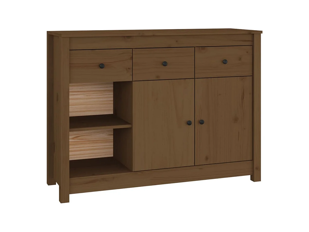 bahut commode armoire bois marron 100 x 35 x 74 cm 02_0035726
