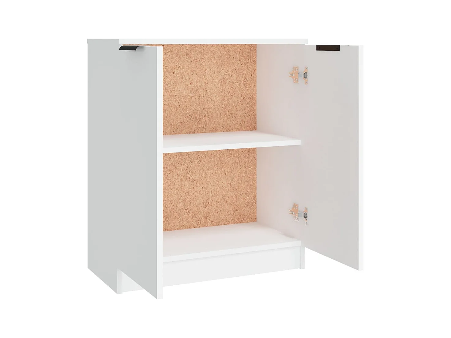 Credenza buffet cassettiera mobile contenitore organizer cucina soggiorno soggiorni 3 pz derivati ​​del legno bianco 02_0036996