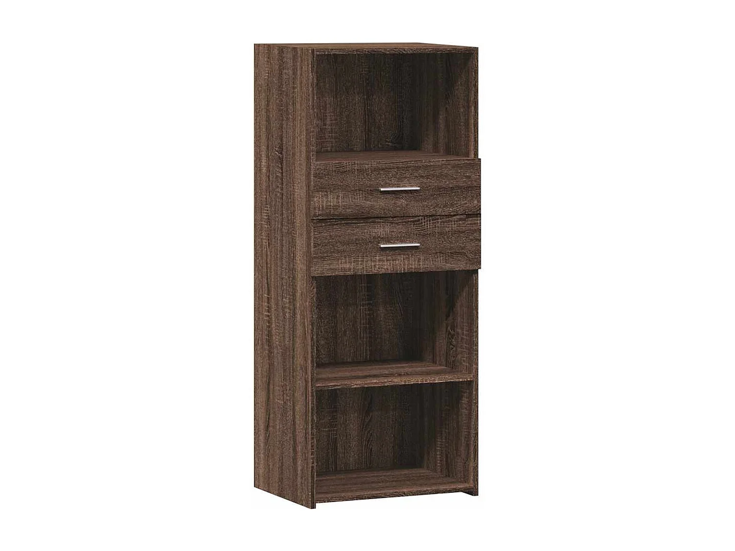 Aparador buffet cómoda armario mueble organizador cocina salón salón alto 50 x 42,5 x 124 cm madera contrachapada marrón 02_0033725