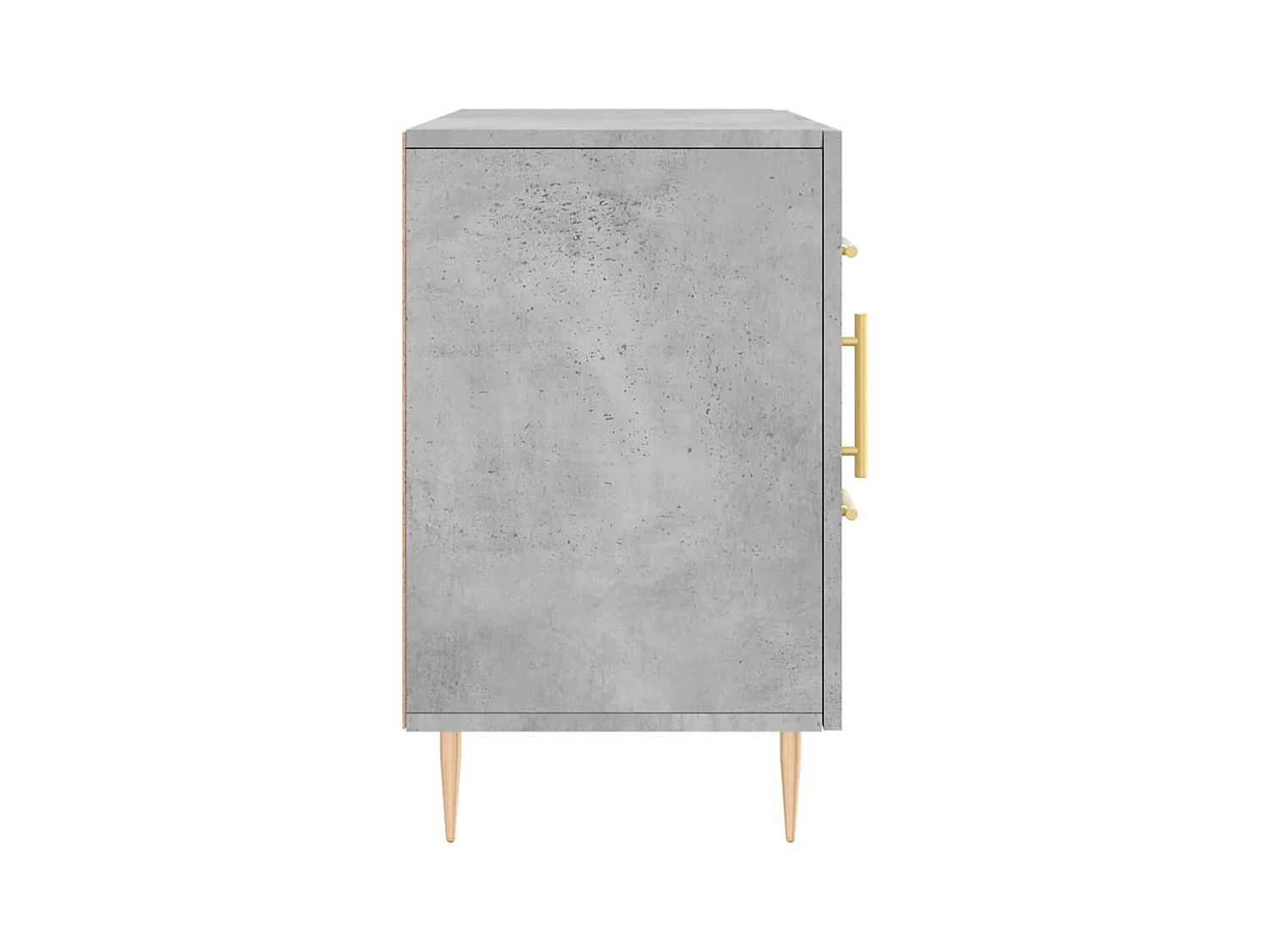 Aparador buffet cómoda mueble mueble de almacenaje organizador cocina salón salón 100 x 36 x 60 cm madera contrachapada gris 02_0031825