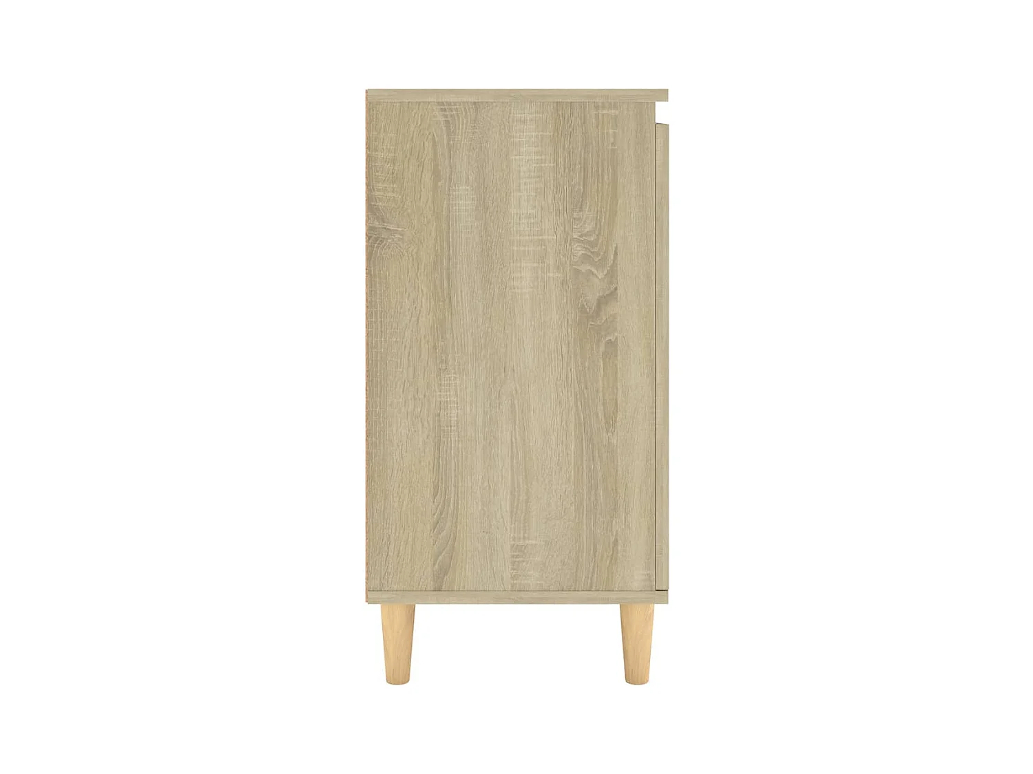 Credenza, credenza, cassettiera, mobiletto, organizer, cucina, soggiorno, soggiorno, con gambe in legno Sonoma, derivati ​​del legno marrone 02_0030089