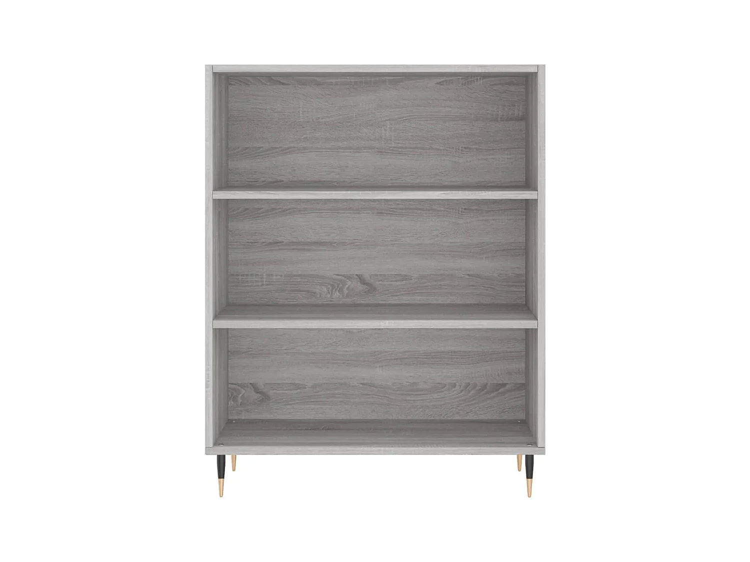 Credenza credenza cassettiera mobile contenitore organizer cucina soggiorno soggiorno Sonoma 69,5 x 32,5 x 180 cm derivati ​​del legno grigio 02_0036421