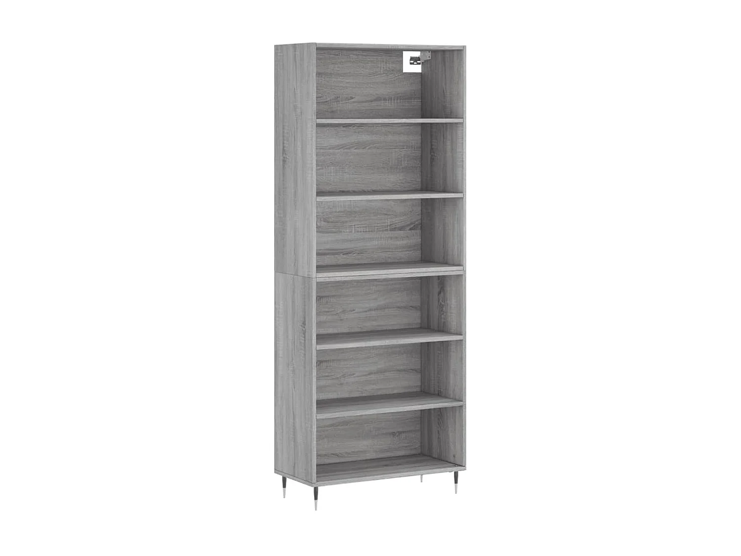 Aparador cómoda mueble almacenaje organizador cocina salón salón Sonoma 69,5 x 32,5 x 180 cm madera contrachapada gris 02_0036421