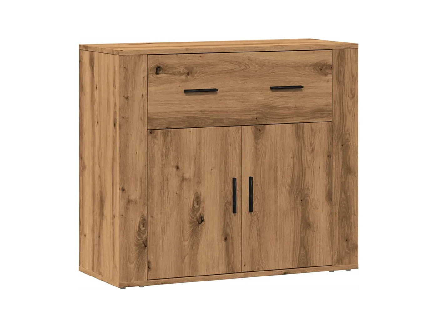 Credenza buffet cassettiera mobile contenitore organizer cucina soggiorno stanza dei bricolage 80 x 33 x 70 cm derivati ​​del legno marrone 02_0030821