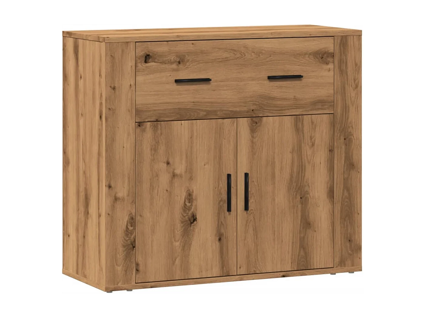 Aparador buffet cómoda armario unidad de almacenamiento organizador cocina salón sala de manualidades 80 x 33 x 70 cm madera contrachapada marrón 02_0030821