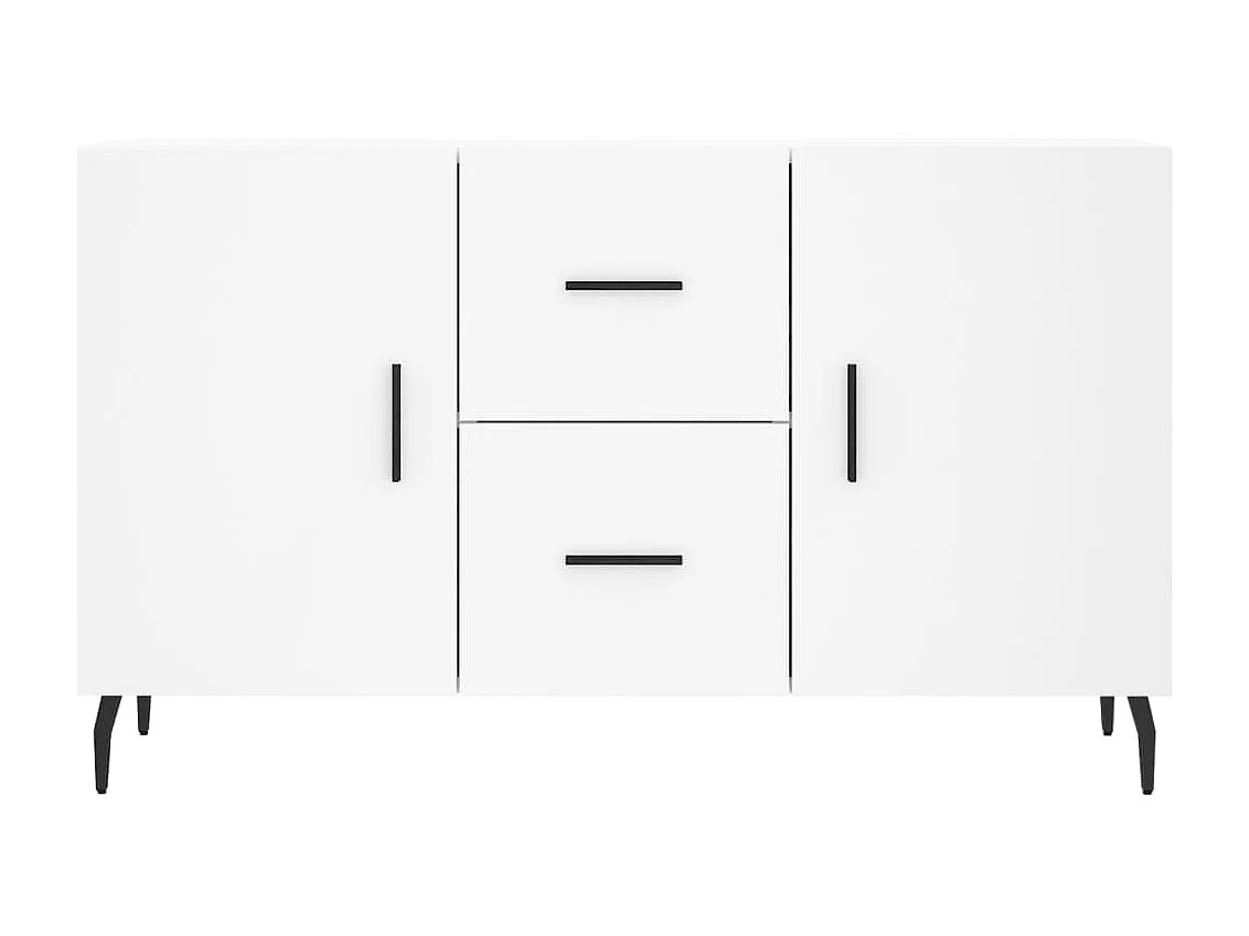 Aparador cômoda armário armário organizador cozinha sala sala 100 x 36 x 60 cm madeira trabalhada branco 02_0030160