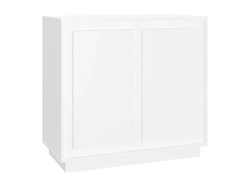 Aparador buffet cómoda mueble mueble de almacenaje organizador cocina salón salón 80 x 34 x 75 cm madera contrachapada blanco 02_0030514